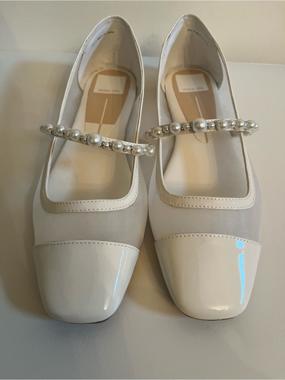Dolce Vita Rollin Pearl Mesh Ballet Flats - Picture 6 of 9